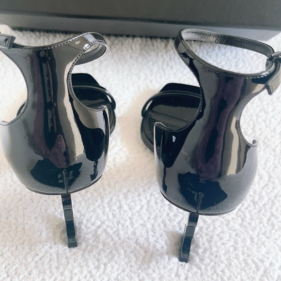 Saint Laurent YSL Opyum 85 Patent Leather Sandals - Picture 7 of 16